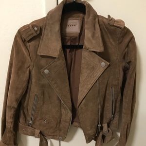 Morning suede Moto jacket from blanknyc